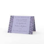Damask Wedding Invitation -Choose BackGround