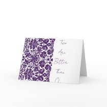 Damask Wedding Invitation-Christian Scripture cards