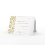 Damask Wedding Invitation Cream-Choose BackGround