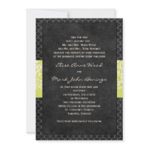 Damask Wedding Invitation Template