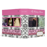 Damask Wedding Planner- add your photos binder