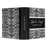 Damask Wedding Planner 3 Ring Binders