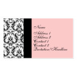 Damask Wedding Planner Business Cards