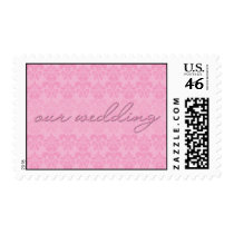 Damask Wedding Postage Stamp
