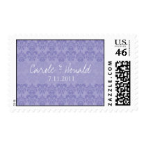 Damask Wedding Postage Stamp