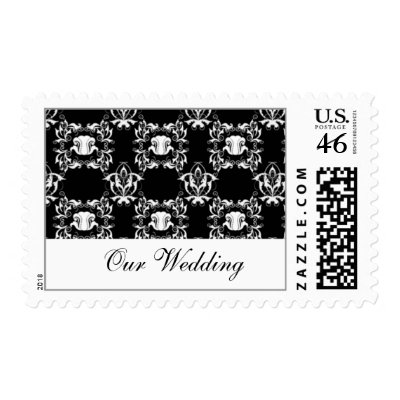 Damask Wedding Stamp