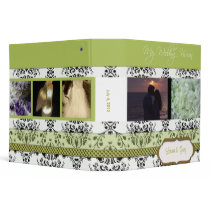 Damask Wedding Vision Planner - add your photos binders