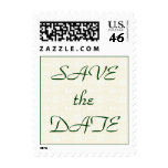 Damask White Save-The-Date stamp