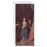 Dame At The Dressmaker By Longhi Pietro Custom Rack Card