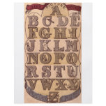 Dame Wonder's Amusing Alphabet Flyer Design