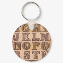 Dame Wonder's Amusing Alphabet keychains