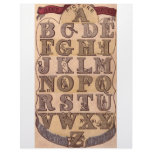 Dame Wonder's Amusing Alphabet Letterhead Design