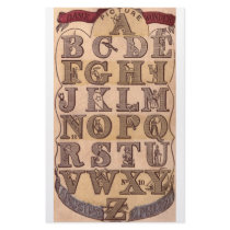 Dame Wonder's Amusing Alphabet stationery
