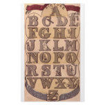 Dame Wonder's Amusing Alphabet Custom Stationery
