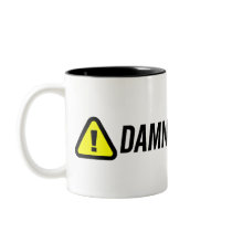 Damn Interesting Logo mugs