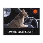 Damn lousy GPS !!! Postcards