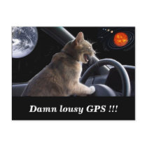 Damn lousy GPS !!! postcards