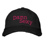 Damn Sexy Distressed Basebal Cap Embroidered Baseball Caps