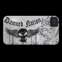 Damned Nation Black Skull casemate cases