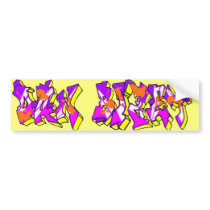 Dan Bizet Old School Graffiti Pict016 Bumper Sticker
