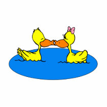 Dan & Din Duck Photo Sculpture