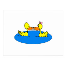 Dan & Din Duck postcards