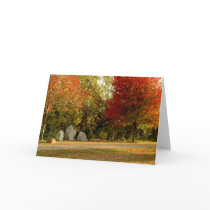 Dan Fogelberg Memorial in Fall Card