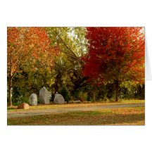 Dan Fogelberg Memorial in Fall Card