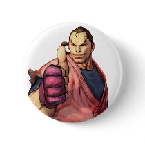 Dan With Thumb Up Pinback Buttons