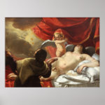 Danae by Jacques Blanchard in 1633 Print