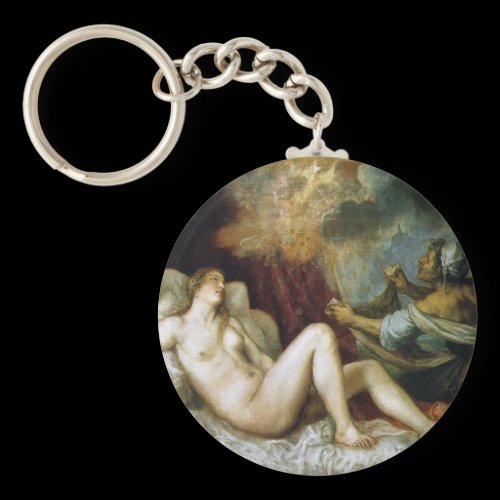 Danae By Tiziano Vecellio (Best Quality) Keychains