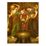 Danaides by JW Waterhouse, Vintage Victorian Art Post Card