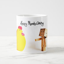 Danbo Say ThanksGiving Jumbo Mugs