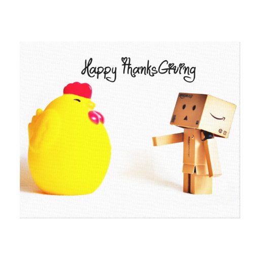 Danbo ThanksGivings Canvas Prints