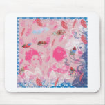 Dance 妓 with flower and cat
