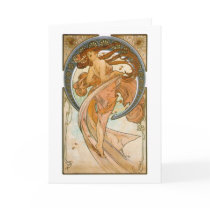 Dance (1898), Alphonse Mucha Card