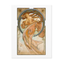 Dance (1898), Alphonse Mucha Post Cards