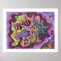 "Dance" Abstract Art posters