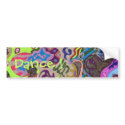 "Dance" Abstract bumper stickers
