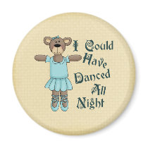 Dance all Night Refrigerator Magnets