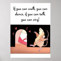 Dance and Sing Print