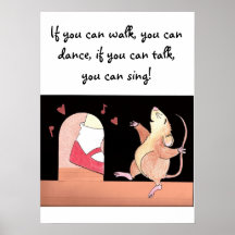 Dance and Sing Print