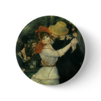Dance at Bougival by Pierre Auguste Renoir Pin