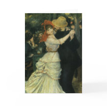 Dance at Bougival by Pierre Auguste Renoir Greeting Cards