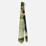 Dance at Bougival by Pierre Auguste Renoir Tie