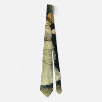 Dance at Bougival by Pierre Auguste Renoir Tie