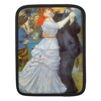 Dance at Bougival by Pierre Renoir iPad Sleeves