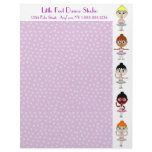 Dance / Ballet Studio Purple Letterhead