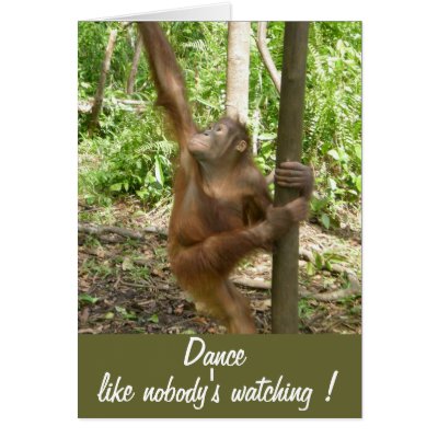 Dance!  blank card by Rebecca_Reeder