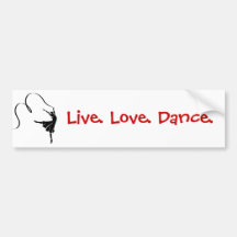 Dance Bumper Sticker